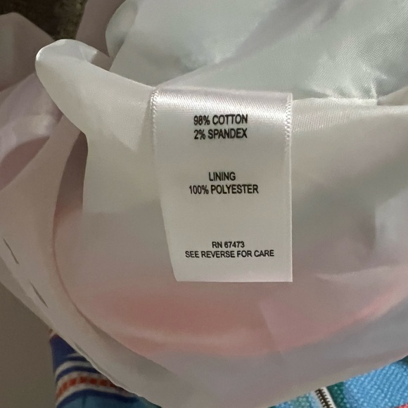 Colorful Taylor Twee 60s Inspired Geometric Sleeveless Dress Size 10 - Picture 8 of 9